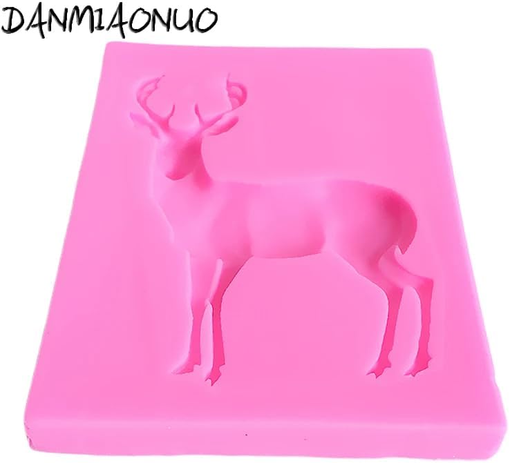Miniatura 4 de Moldes de silicona para ciervos 2024 para reposteria, fondant taart, decoración, confeitaria, bolo ferramentas, bandeja de moldes, accesorios de