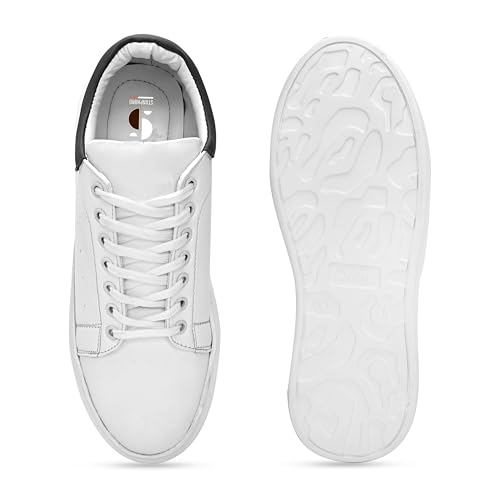 Buy STANPHORD Mens Flow Sneakers White 10 UK - Image 5