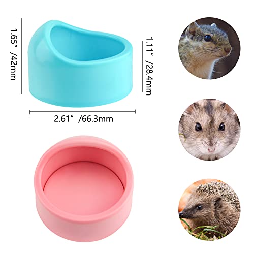 XINMEIWEN Confezione da 4 ciotole per criceti