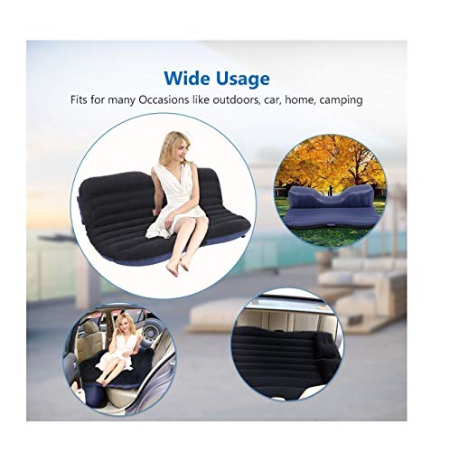 HSR-Car-Accessories-Car-Travel-Inflatable-Black-Color-Car-Bed-Mattress-with-2-Air-Pillows-Car-Pump-and-Repair-Kit-Black-Color