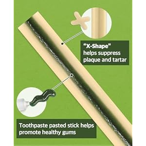 Megachitochew  dog dental chew  dog bully sticks for large dogs and medium dogs 7 sticks 6 inches odor free bully sticks for dogs cleans teeth and control plaque   cucciolini doodles