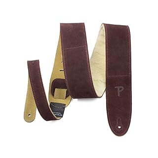 Perri’s Leathers Ltd. – Sangle de Guitare – Longueur Ajustable – Rembourrage en Peau de Mouton – Bordeaux – Fabriquée au… - Les Beatles, Paul McCartney, John Lennon, RIngo Starr, George Harrison