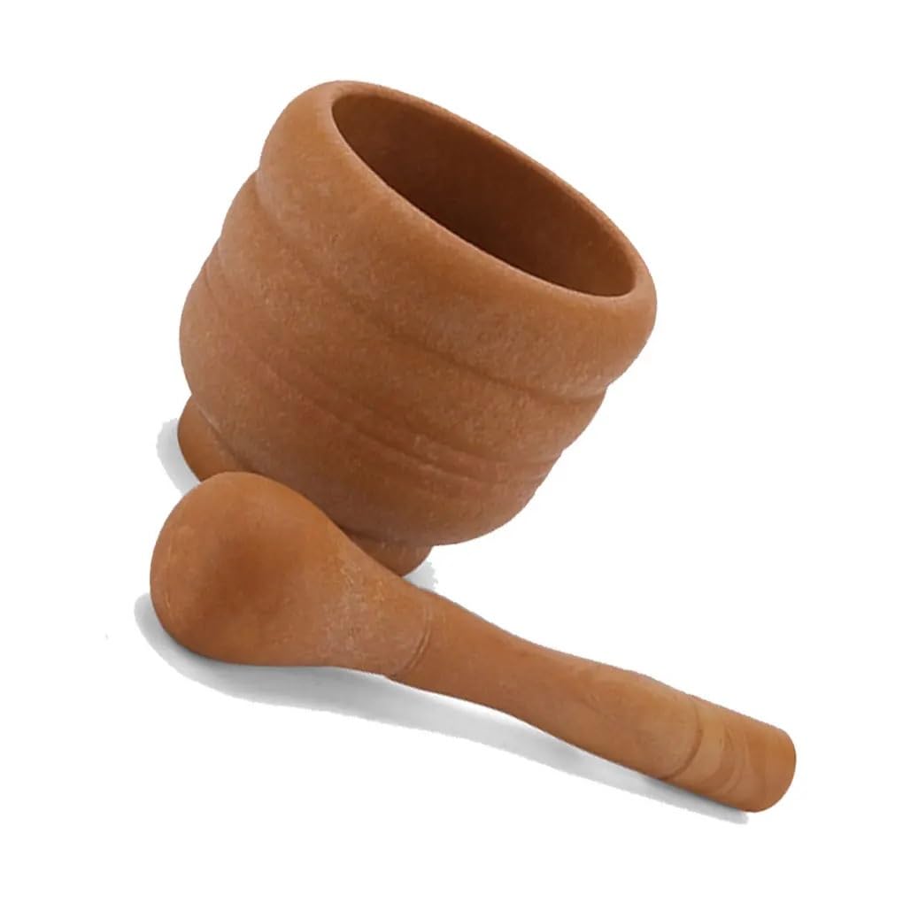 Pestle and Mortar Garlic Nuts Spices Anti-Skid Bottom Easy to Clean
