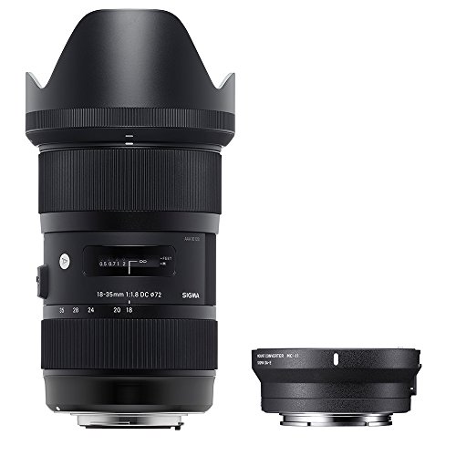 Sigma 210954_89E965 - Kit 18-35 mm F/1.8 Art EOS + MC-11, Color Negro