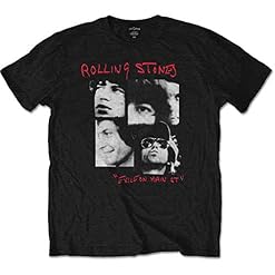 Mens Rolling Stones Exile on Main Street Rock Officiel T-Shirt Hommes Unisexe - Les Beatles, Paul McCartney, John Lennon, RIngo Starr, George Harrison