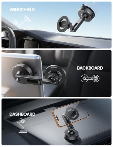 Lamicall MagSafe Adjustable Suction Mount Car Phone Holder - image 2
