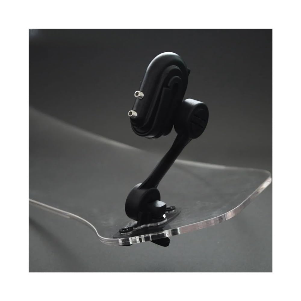 D'écran Déflecteurs Moto Extension De Pare-Brise Transparente pour Moto, Becquet De Pare-Brise Réglable, Déflecteur De Flux d'air, Ajouter sur Le Pare-Brise pour Pare-Brise pour