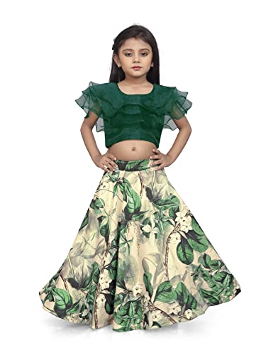 Image of Integrity baby girls net & orgenza lehanga choli (2-8 Years)