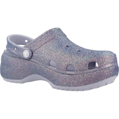 Image of Crocs Women's Classic Platform Glitter Clog