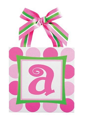 Lettre A décoration murale bébé pour personnaliser le berceau