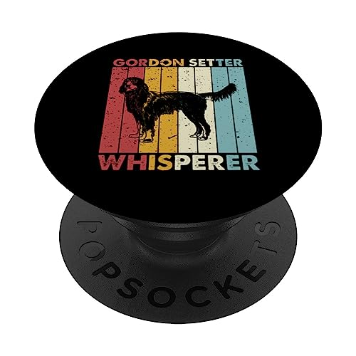 Dog Dad Mom Whisperer – Vintage Gordon Setter PopSockets PopGrip Intercambiable