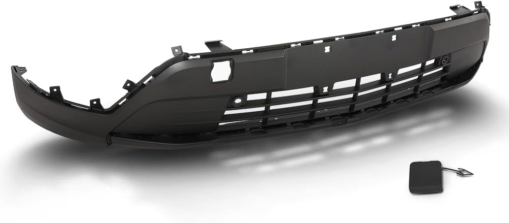 G-PLUS Bumper Cover Front Lower Compatible with Cadillac XT4 2019-2023 With Sensor Holes Black