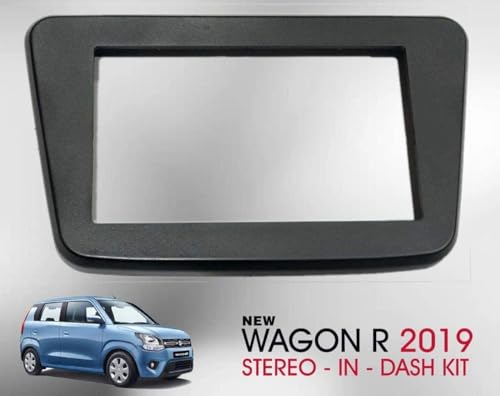 Image of Audio Wheels Car Android Frame ABS300 Plastic Material 9 inch with Wiring (Maruti WagonR 2019-2023)