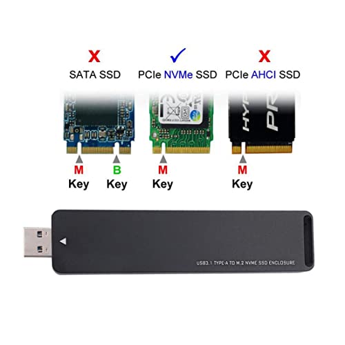 Adaptador ChenYang M.2 a USB 3.0 para SSD NVME miniatura 2