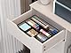 EasyPAG Metall Schubladen Tablett Stiftablage Schreibtisch Organizer Stiftehalter Stiftköcher Utensilienschalen Büro Organisation Zubehör Ablage,Schwarz