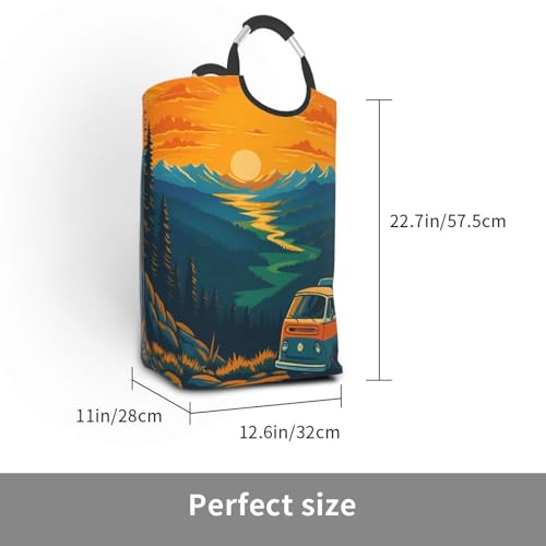 Panier à linge imperméable pliable en tissu Oxford camping