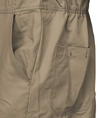 Image of MCR Safety Summit Breeze Flame Resistant FR Coveralls, 7 oz Cotton, Work Coveralls, Tan, 38 Tall
