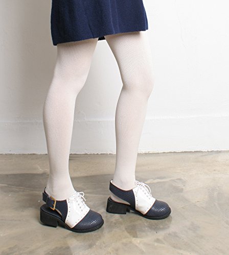 Image of Women Color Flat knit Sweater Cotton Stirrup Footless Footed tights
