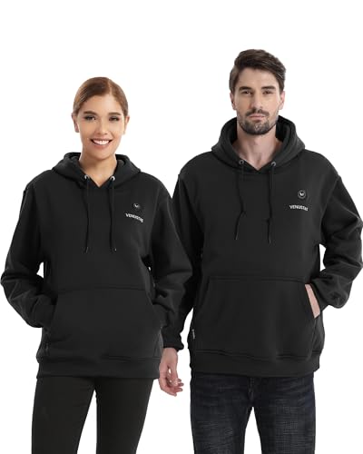Venustas Unisex Pullover Heated Hoodie with Battery Included, Heated Sweatshirt for Men and Women3