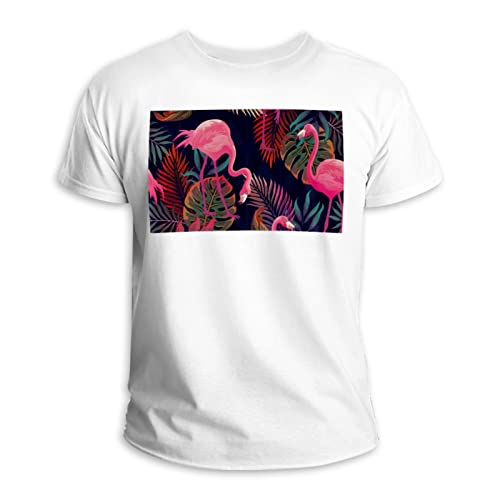 T-shirt flamant rose en coton respirant pour éviter la chaleur avec style