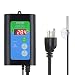Zacro Digital Heat Mat Thermostat -Temperature Controller for Reptiles, Seedings,Fermentation 41-108°F, Black