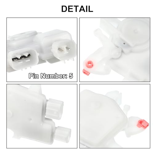 Image of ACROPIX Front Rear Left Right Door Latch Actuator Door Lock Central Lock Actuator White Fit for Honda Accord 2003-2007 No.72115SDAA01 /72155SDAA01 - Pack of 4