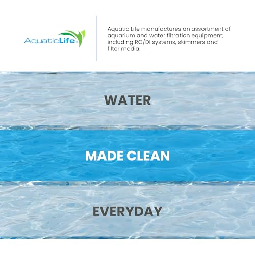 Image of AQUATICLIFE 10 inch x 2.5 inch Translucent Refillable Reusable Water Filter Cartridge for DI Resin and Other Media (Pack of 2)