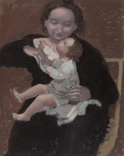 Póster de Lienzo contra Paredes Vacías Cuadro Maurice Denis 60x90cm Arte Salón