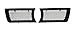 T-REX Grilles 2005-2010 Chrysler 300C, SRT Upper Class Series Bumper Grille, Black, 2 Pc, Overlay - PN #52471