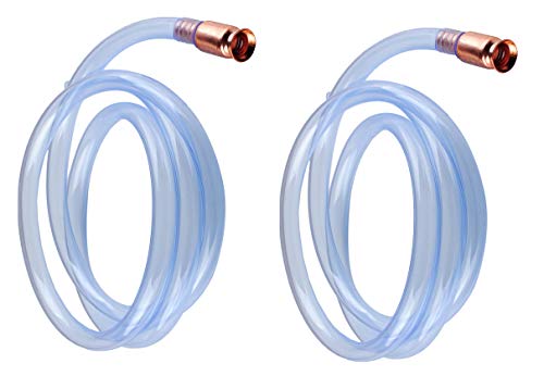 2 Pack - Gas Siphon Hose Pump,Shaker Siphon for Gasoline/Fuel/Water Transfer,Safety Self Priming Hose 3/4