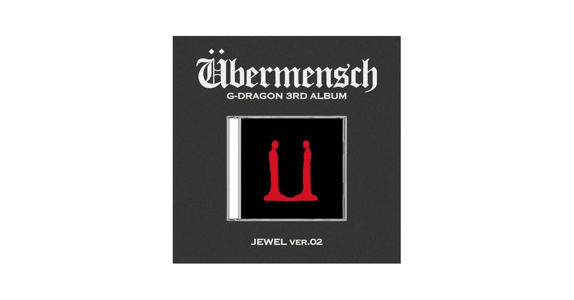 限定特典Übermensch G-DRAGON 3rd ALBUM VER.2 G-DRAGON - UBERMENSCH 3RD ALBUM JEWEL VER. 2