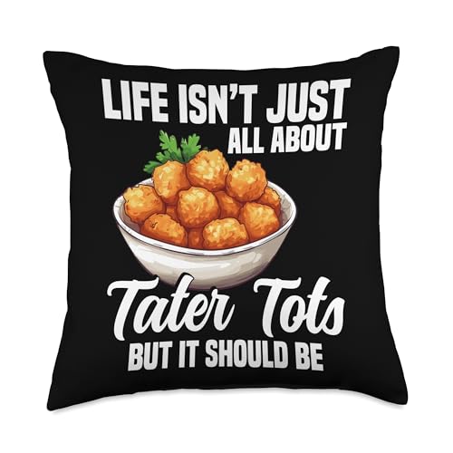 Tater Tots Snack & Maker Throw Pillow