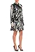 Just Cavalli Women's Patterned Long Sleeve Sheath Dress US S IT 40
