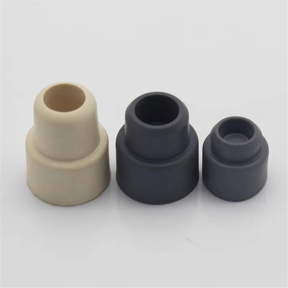 Tapón de goma laboratorio gris blanco tamaños 14 19 24 50 100 Uds tapa rosca inversa | White No.24 100pcs