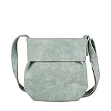 zwei Mademoiselle M10 Shopper Umhängetasche 31 cm, nubuk-mint