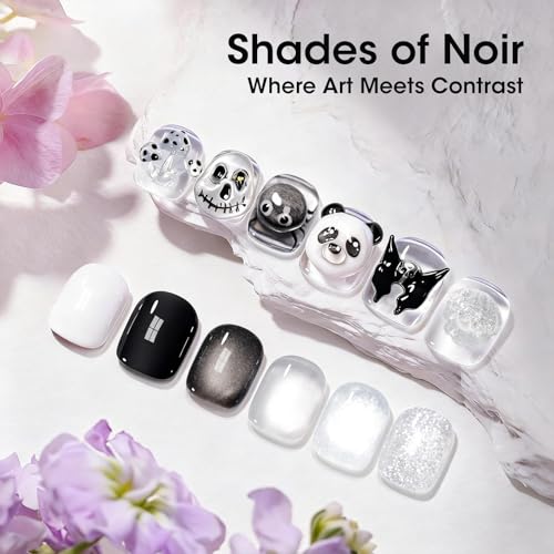 Set Gellen de 6 esmaltes gel Cat Eye Monocromo 6ml miniatura 6