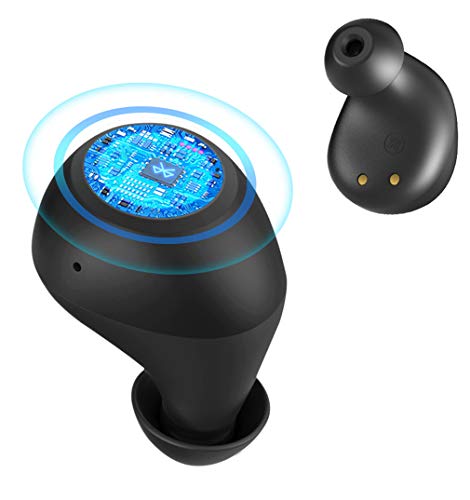 Fones De Ouvido TWS sem Fio Bluetooth 5.0 com Microfone Integrado, Estojo de Carregamento Digital In