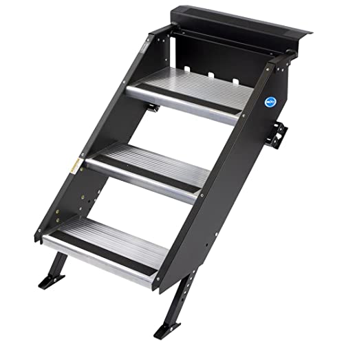 Morryde Stp-3-30-07H Strut-Assist Stepabove Rv Entry Step - 3 Step, 31.5-37.5" Height, 9" Rise, 30" Door Width #TOP2