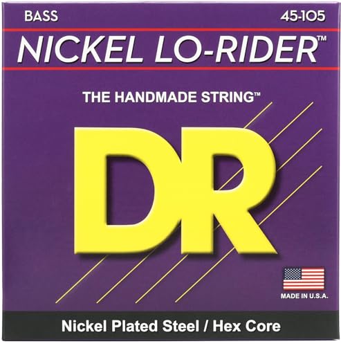 Cordes DR Strings NMH-45 Lo-Rider en nickel pour un sustain et une clarté haut de gamme