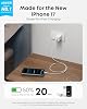 Anker Nano cargador para teléfono, cargador rápido GaN USB C de 47W máx. 2 puertos | Cargador USB C compacto plegable para iPhone 17/17 Pro Max/16, Galaxy, Pixel y accesorios compatibles con MagSafe (blanco) 4