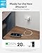 Anker Nano 47W USB C Charger, 2 Port Compact Foldable GaN Charger for iPhone 17 / 16, Galaxy, Pixel, Compatible with MagSafe (White)