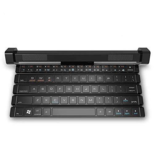 Preisvergleich Produktbild HKJCC Kreative Neuheit Bluetoothspeaker-Tastatur Rollenhalterung für Mobiltelefone mit Mikrofon