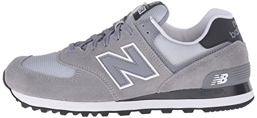 New Balance 574, Sneaker Uomo, Argento Steel 071
