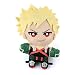 Cligis My Hero Academia Porte-clés en peluche Midoriya Izuku/All Might/Deku Mini poupée en peluche anime dessin animé avec image de dessin animé Cadeau de 15 cm