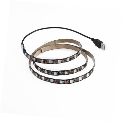 Tira de LED RGB flexible 1m con control USB LIFKOME miniatura 6