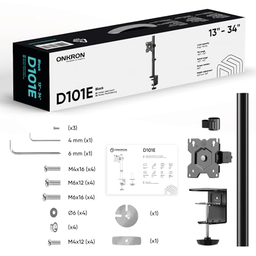 ONKRON Braccio Monitor Scrivania per TV e Schermi