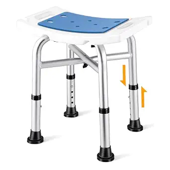 500 lbs Medical Shower Chair for Inside Shower, Heavy Duty Adjustable