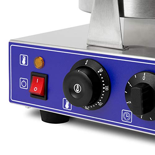 vertes Waffeleisen Belgische Waffel Maker Doppelt Elektrisch 2000W aus Edelstahl (2X Timer 5min, 2X Temperatur 50-300 °C… – Bild 6