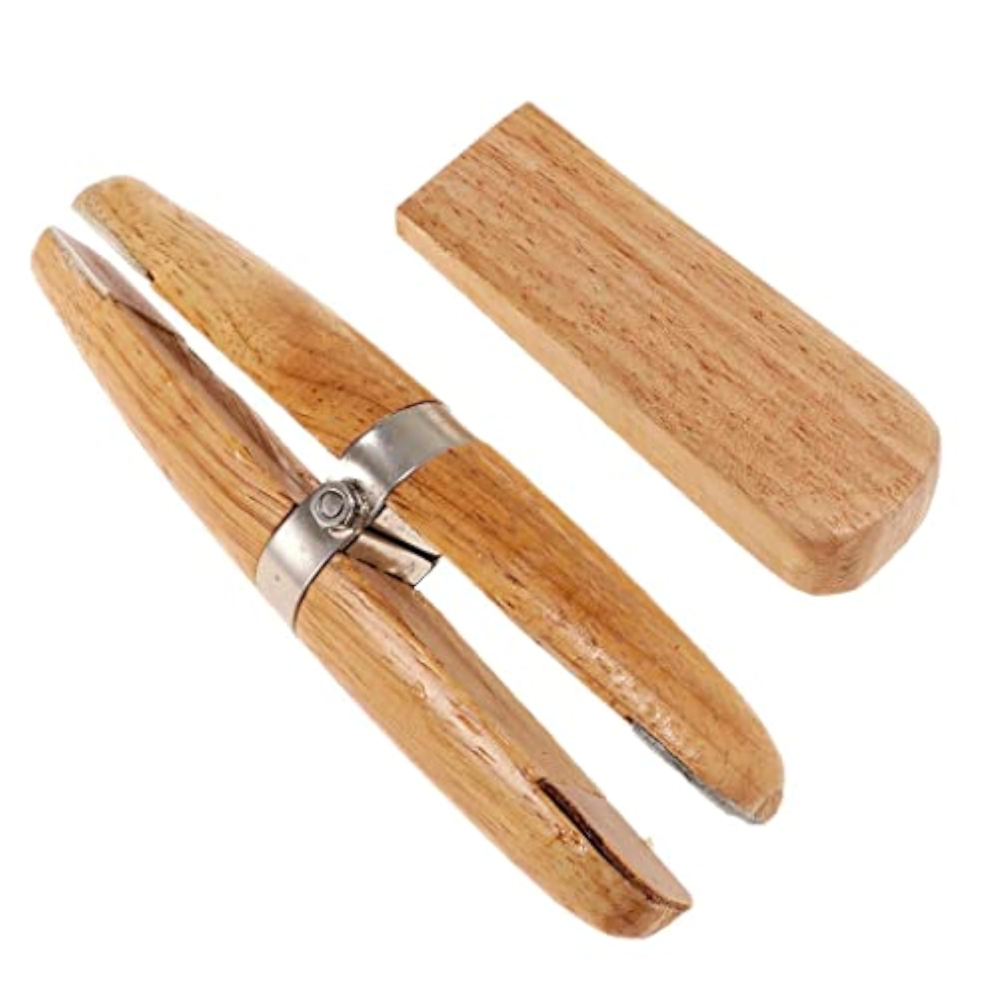 Natural Wooden Jewelers Ring Clamp Tool Holder