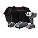 Ingersoll Rand W5133-K22 3/8" IQV20 Cordless Air Impact Wrench and Battery Kit with Brushless Motor, 360 Degree LED Light, 365 ft-lbs Max Torque, 4 Power Modes, Gray